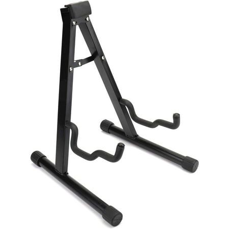 Foraineam 2 Pack Guitar Stand Universal A-frame Folding Stand with Secure Lock for Acoustic Classic Electric Guitars 